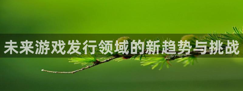 db电竞官网登录注册账号是什么样的：未来游戏发行领域的新趋势与挑战